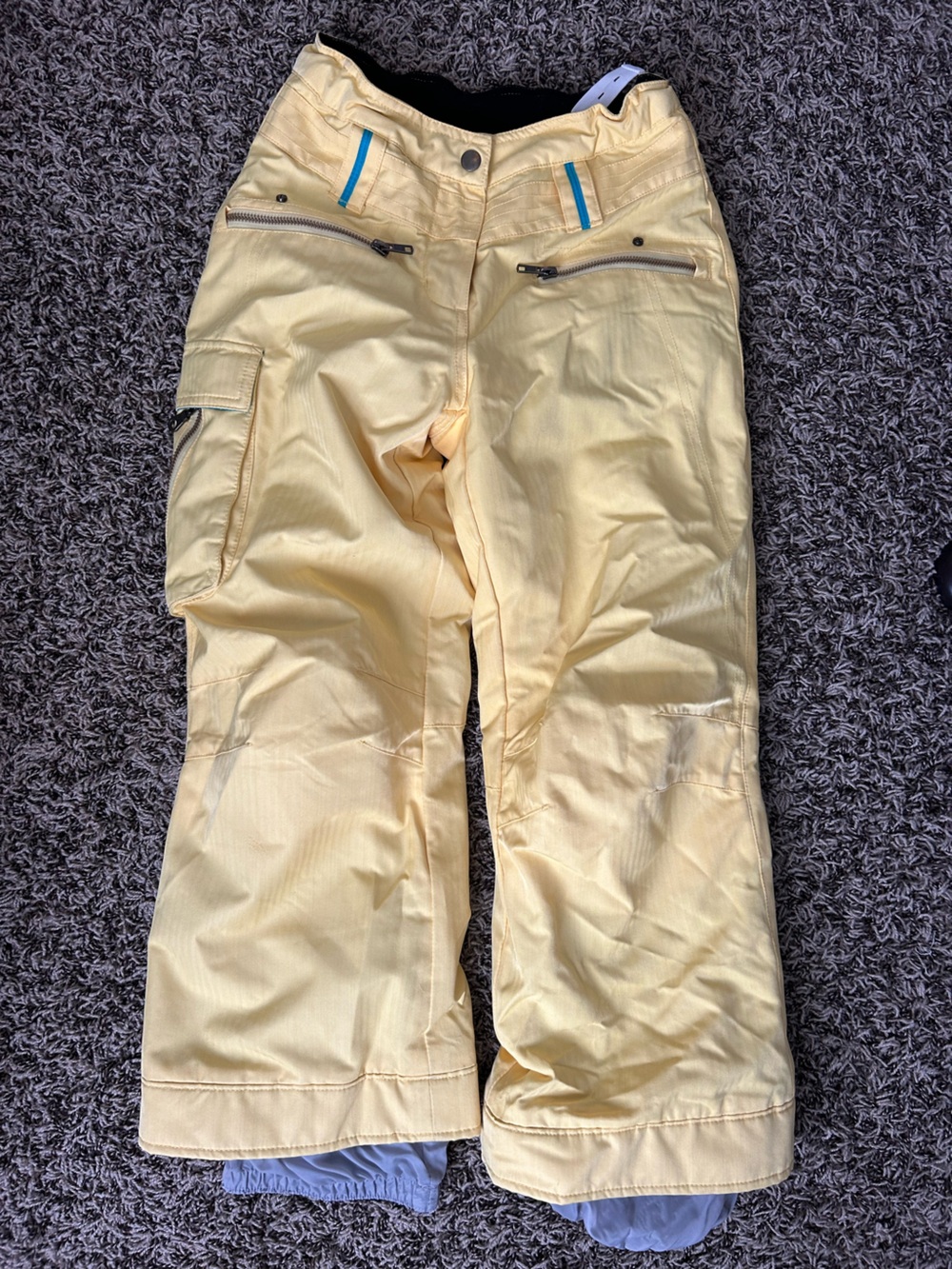 Obermeyer Pale Yellow Ski Pants